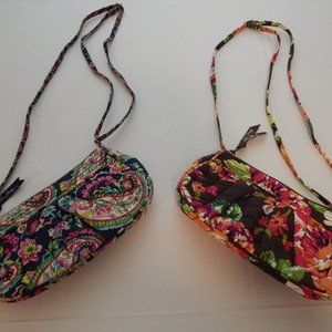 Vera Bradley English Rose Crossbody and Petal Paisley Crossbody Bundle